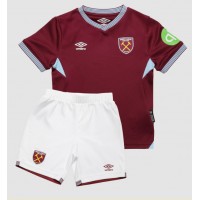 Maglia Calcio West Ham United James Ward-Prowse #8 Prima Divisa Bambino 2025-26 Manica Corta (+ pantaloncini)